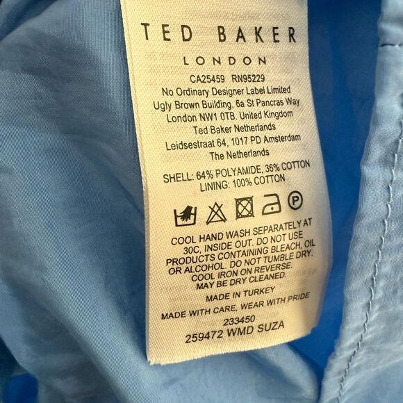 Ted Baker Blue Ruffled Tiered Dress | 4 - Picture 4 of 7